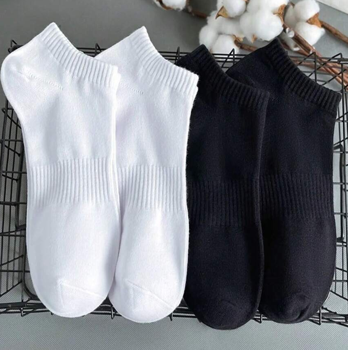 Calcetines tobillera unisex, tines premium de algodon, 4 pares
