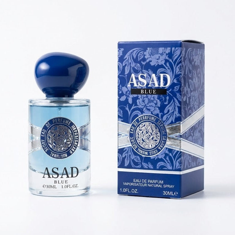 Perfume ASAD Blue, by Luca Perfume, avainillado de 30ml